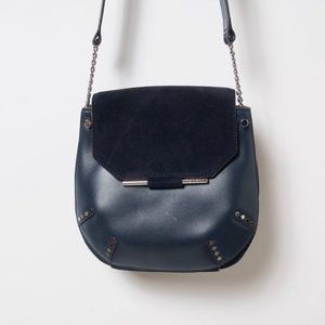 Sandro Stylish Navy Bonnie Bag